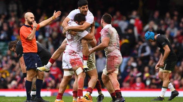 Wales 12-13 Georgia: World Rugby 'tidak bisa mengabaikan' hasil ini, kata para pemenang
