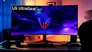 LG UltraGear curved monitor
