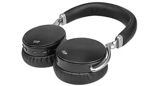 Monoprice SYNC-ANC headphones on white background