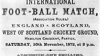 Skotlandia v Inggris: 150 tahun sejak pertandingan sepak bola internasional pertama