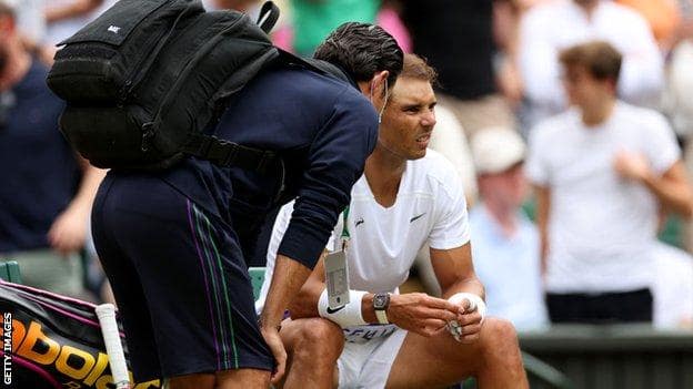 Rafael Nadal kalahkan Taylor Fritz di perempat final Wimbledon