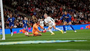Penalti Georgia Stanway memberi Inggris kemenangan atas juara dunia AS |  Tim sepak bola wanita Inggris
