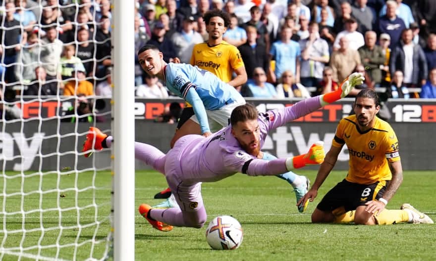 Erling Haaland kembali mencetak gol saat Manchester City menghukum 10 pemain Wolves |  Liga Primer